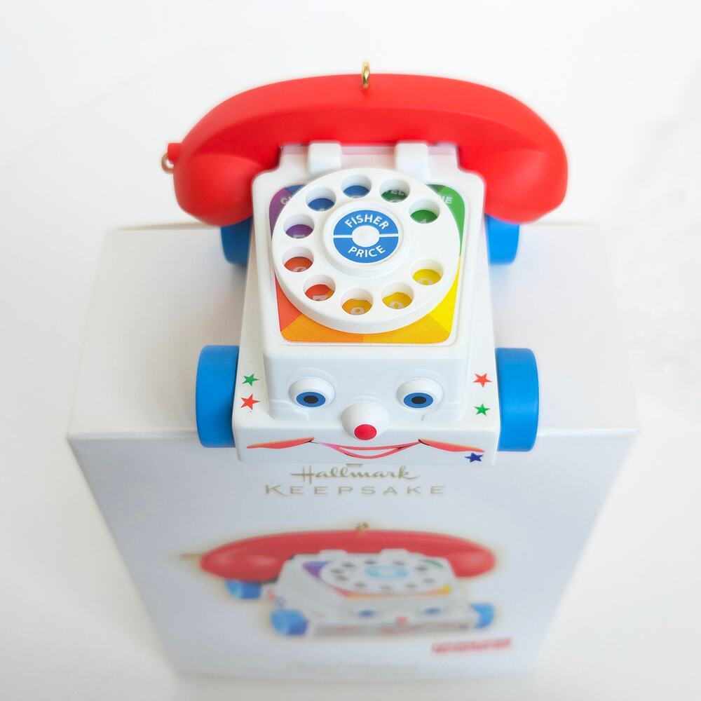 Fisher Price Chatter Telephone Keepsake Collectible Christmas Ornament 2009